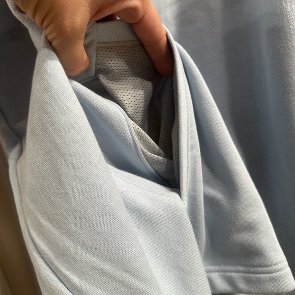 NWT Under Armour Light Blue Men’s Rival Terry Graphic Hoodie Sweatshirt Pockets - Picture 8 of 12